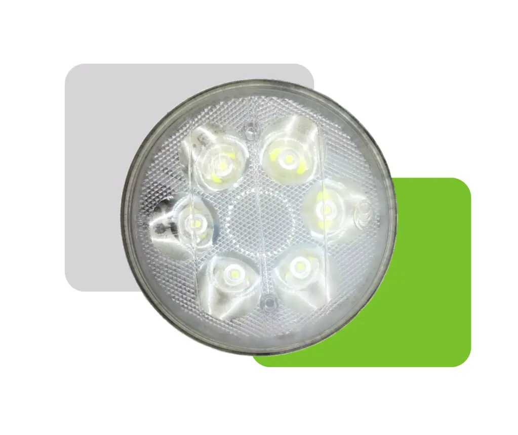 FARO INTERNO REDONDO 6 LED E-OW150/S-G125