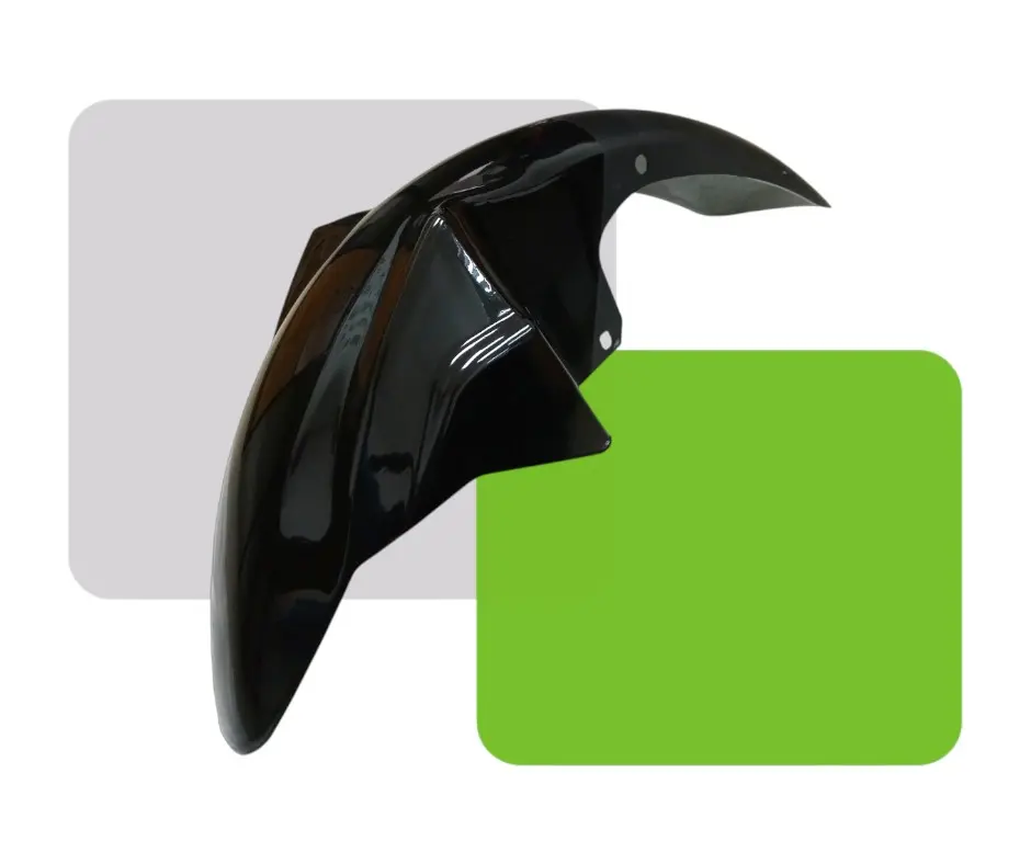 [HV15036-N] GUARDAFANGO DELANTERO E-AR150 NEGRO