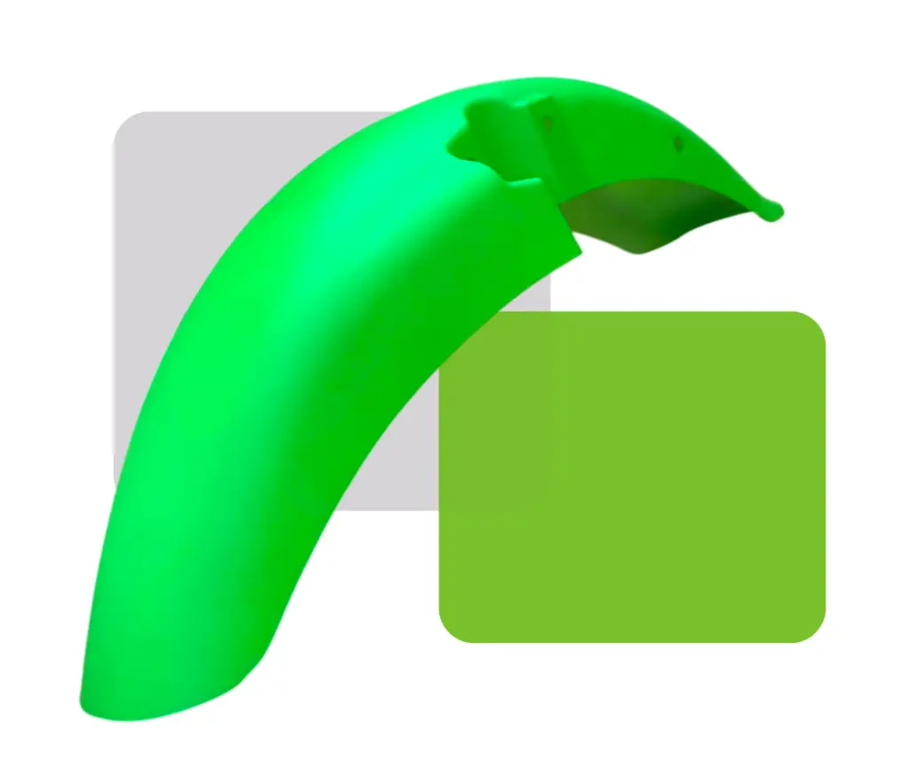 [HV15041-VF] GUARDAFANGO B-SV150 VERDE FLUORESCENTE