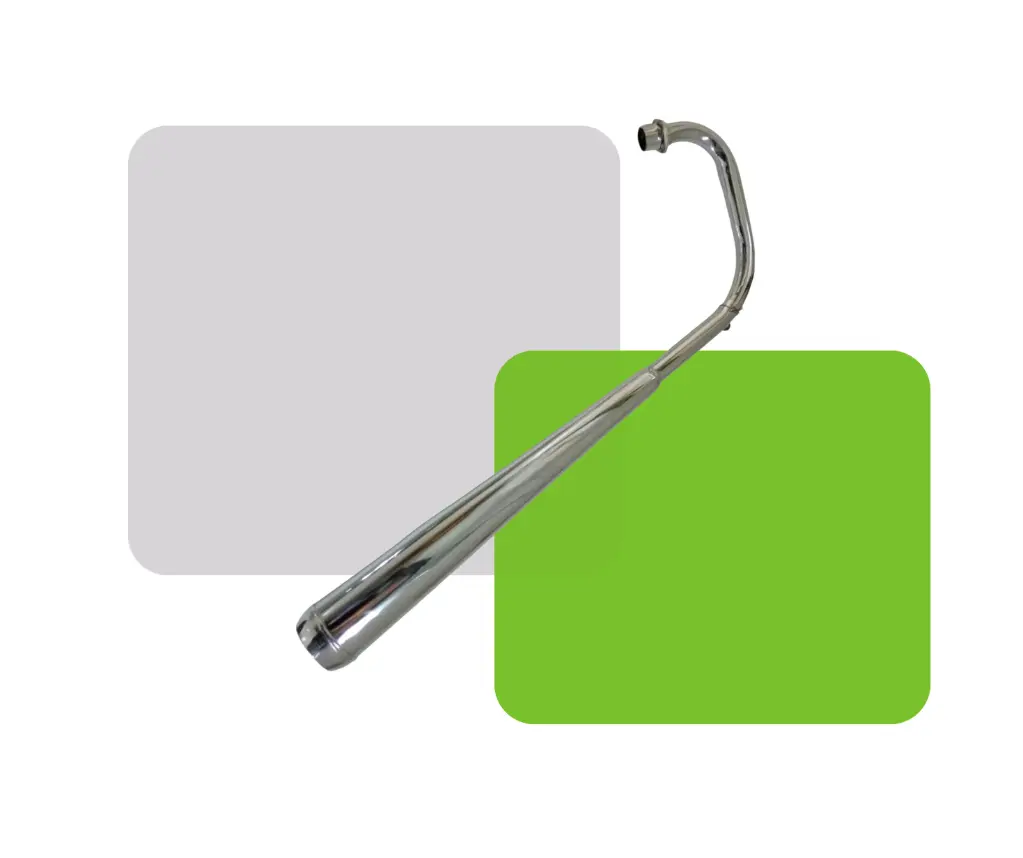 [HV44016] TUBO DE ESCAPE CROMADO CG150