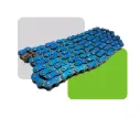 CADENA REFORZADA COLOR AZUL 428H-128L