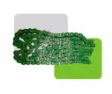 CADENA REFORZADA COLOR VERDE 428H-128L