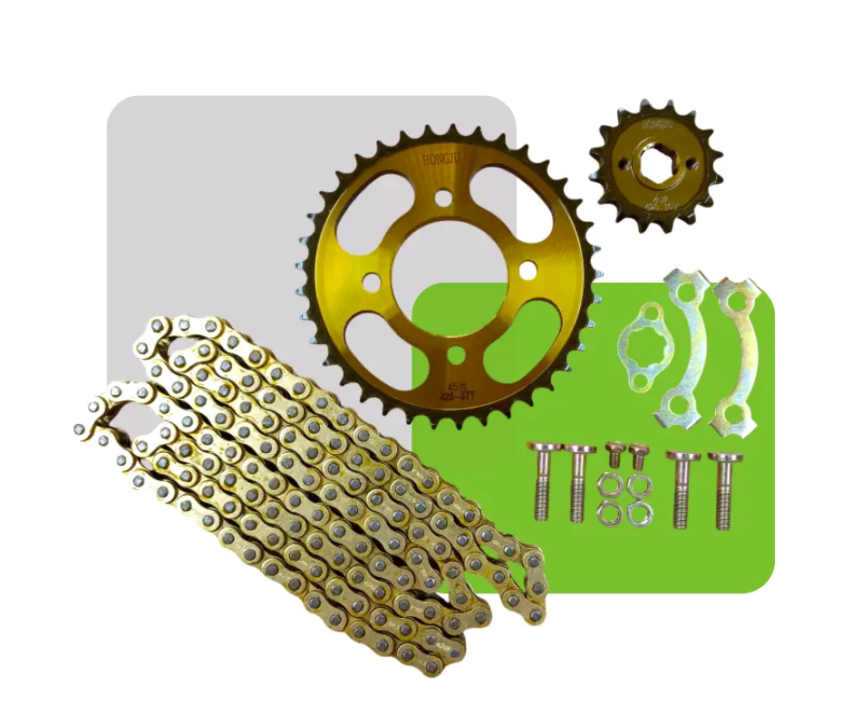 KIT RELACION PREMIUM 37T/16T/428H-128L C/ TORNILLOS