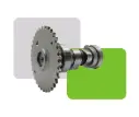 ARBOL DE LEVA GY6 32MM