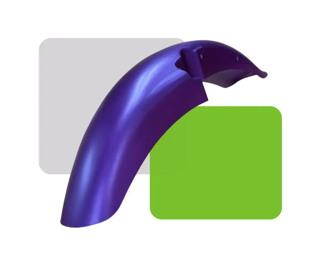 [HV15041-M] GUARDAFANGO DELANTERO B-SV150 MORADO
