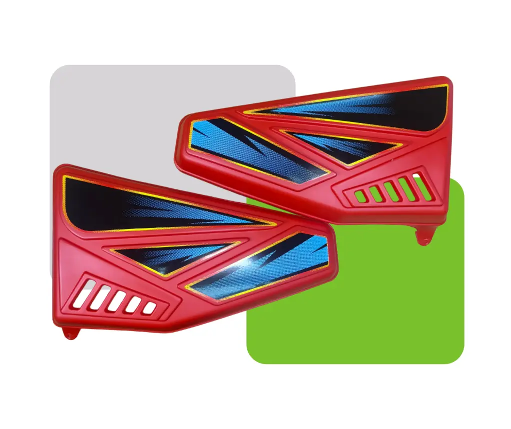 [HV25004] TAPAS LATERALES B-SV150 ROJO