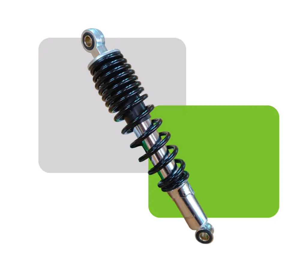 AMORTIGUADOR REFORZADO NEGRO E-HO150