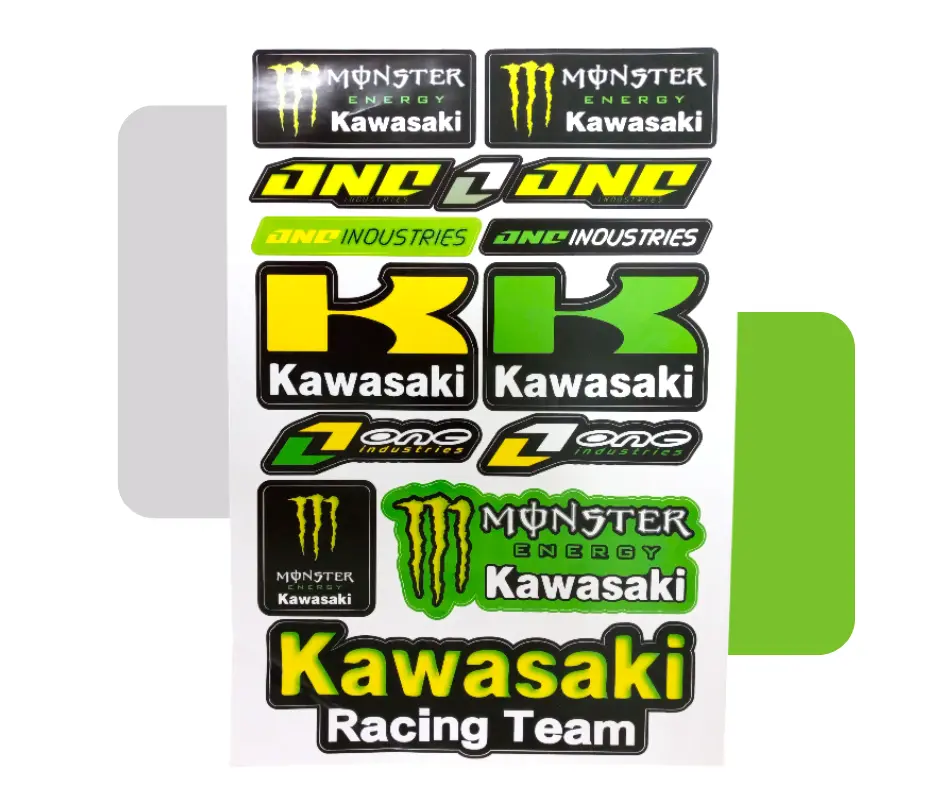 [HV99064] STICKER DECORATIVO MONSTER/KAWASAKI