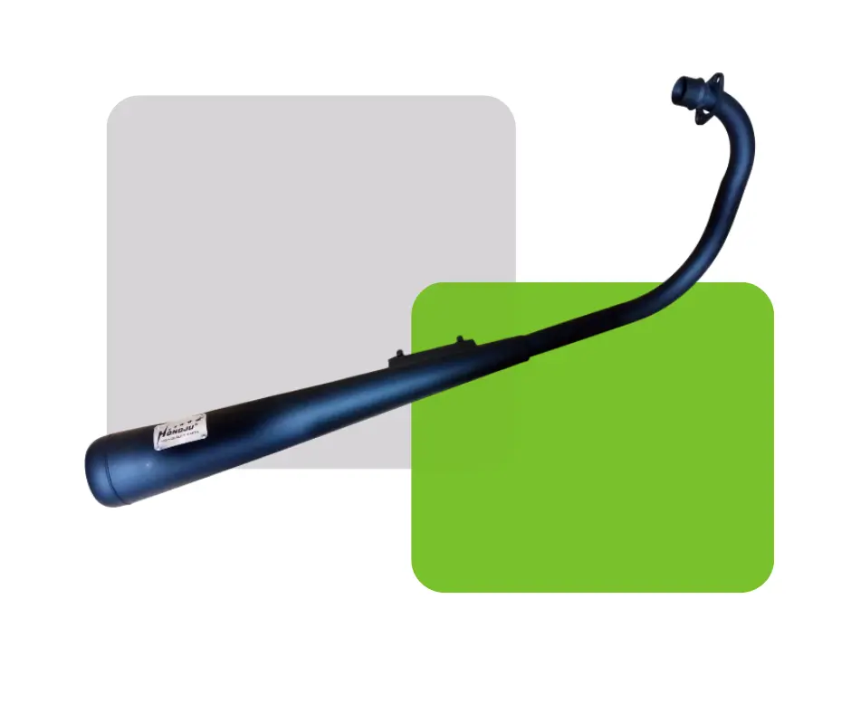 [HV44018] TUBO DE ESCAPE B-SV150 NEGRO MATE (21MM)