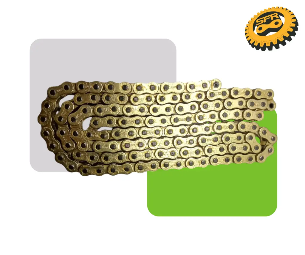 [HV50033] CADENA O-RING 428H-132L DORADO MARCA SFR 