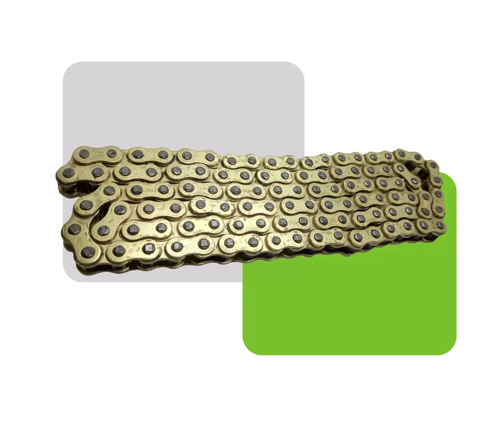 [HV50037] CADENA REFORZADA DORADA 428H-106L 