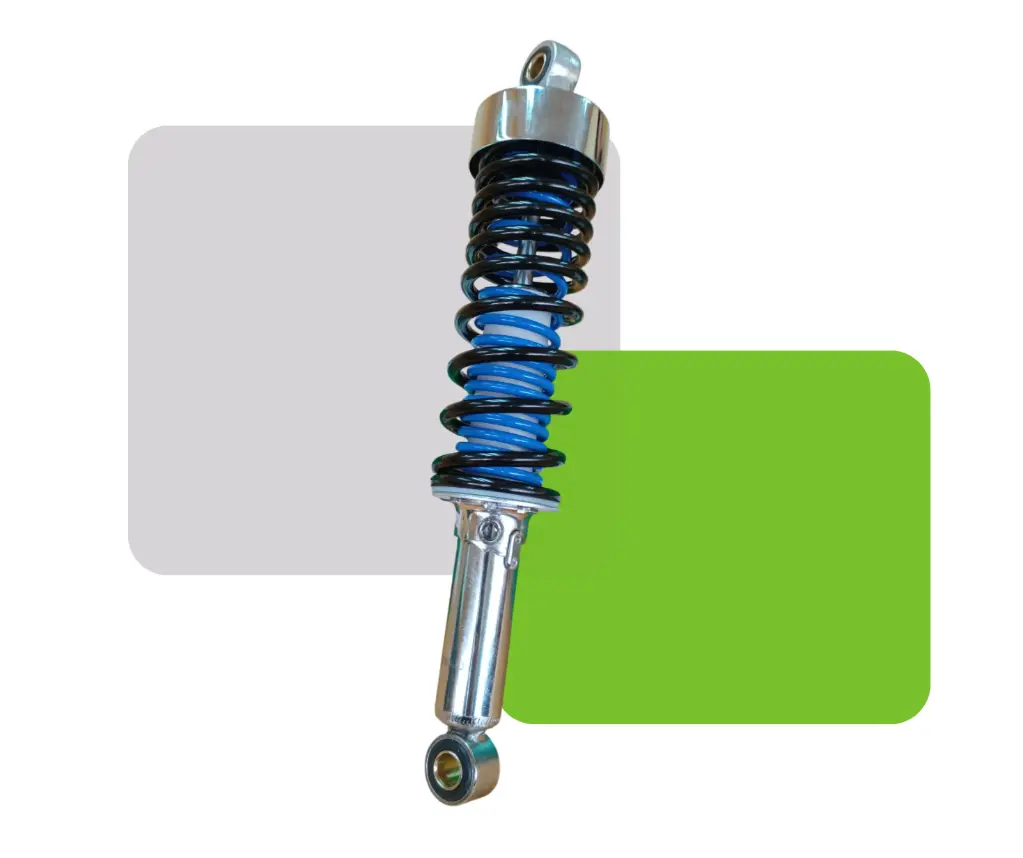 AMORTIGUADOR REFORZADO DOBLE ESPIRAL AZUL B-SV150 