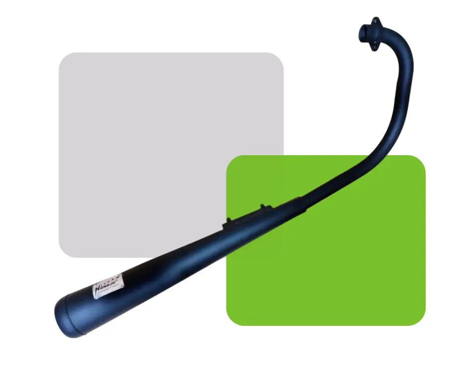 TUBO DE ESCAPE B-SV150 NEGRO MATE (28MM)