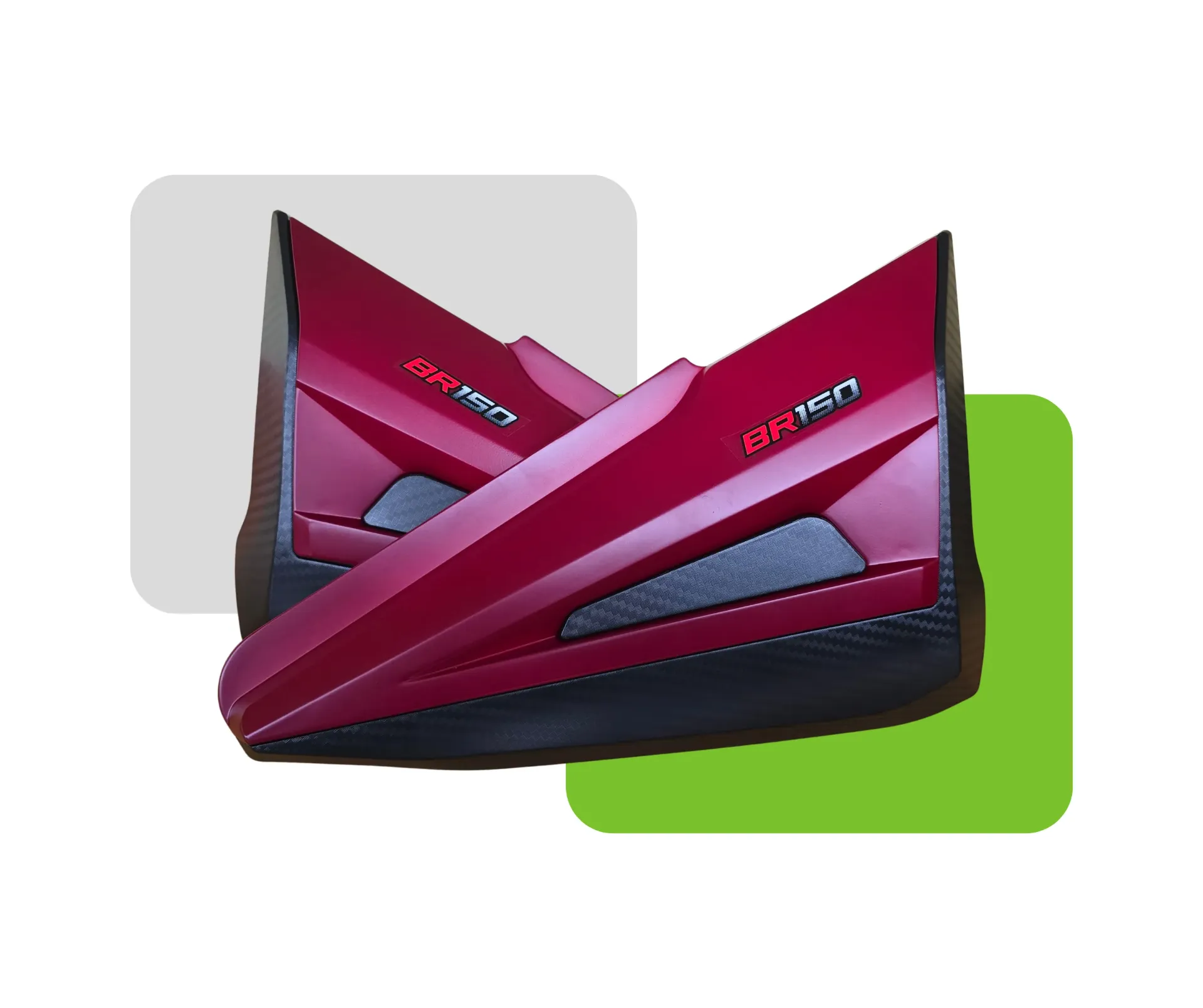 [HV25041] TAPAS LATERALES B-SV150-2025 ROJO