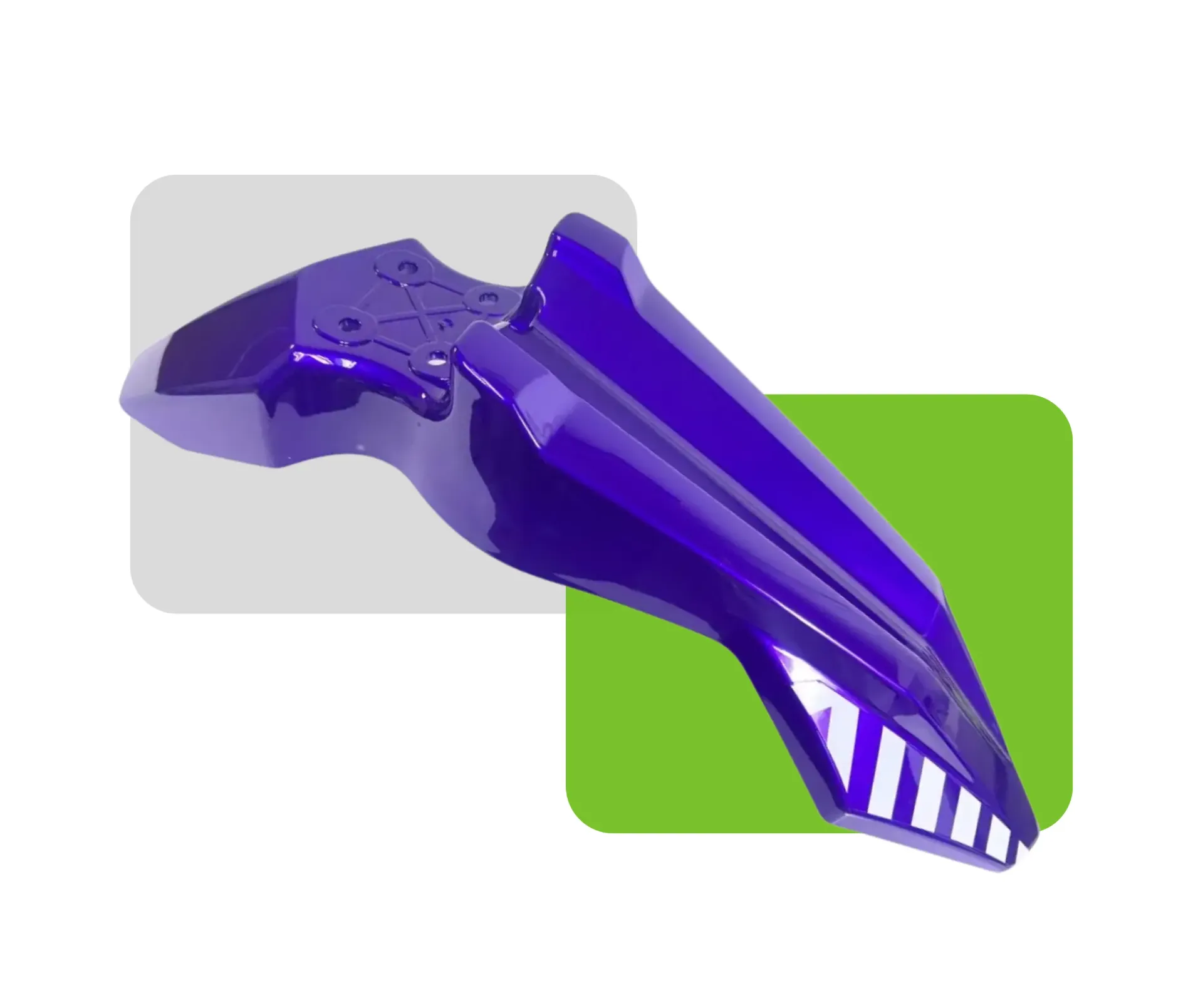 GUARDAFANGO DELANTERO B-K150K MORADO