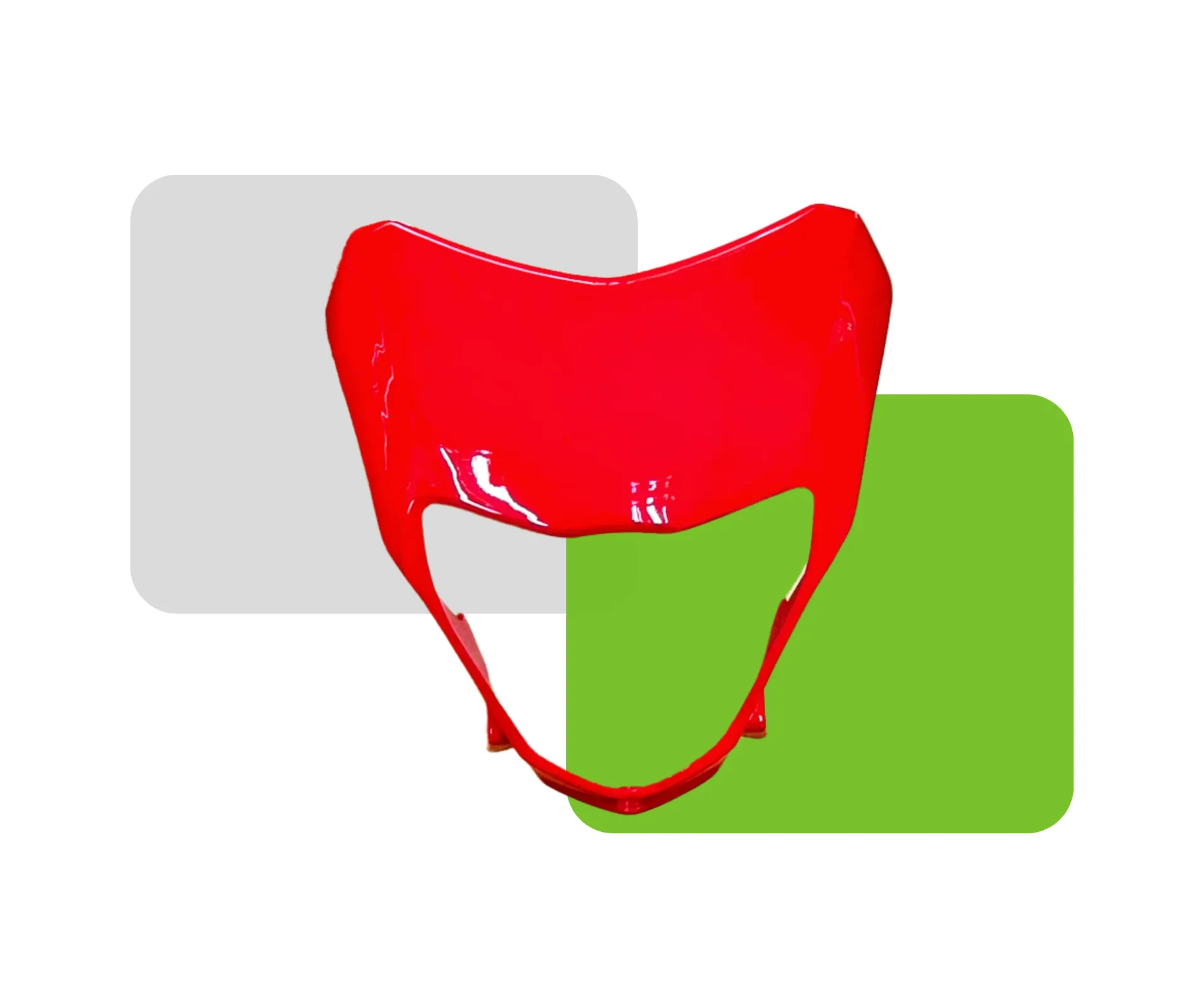 [HV97350-3] CARETA B-K150K ROJO CON BLANCO