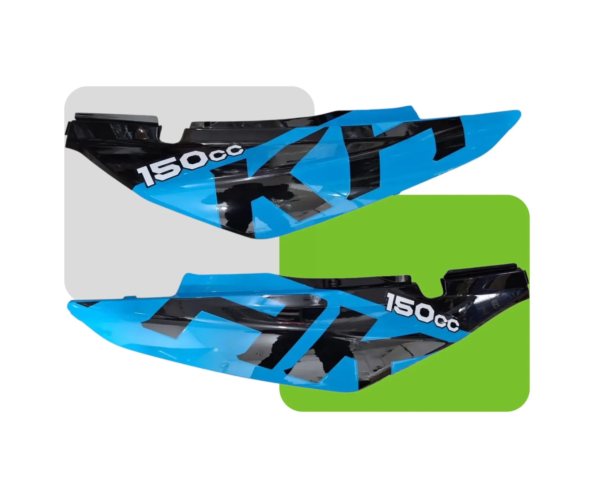 [HV97349-1] TAPAS LATERALES B-K150K AZUL CON NEGRO