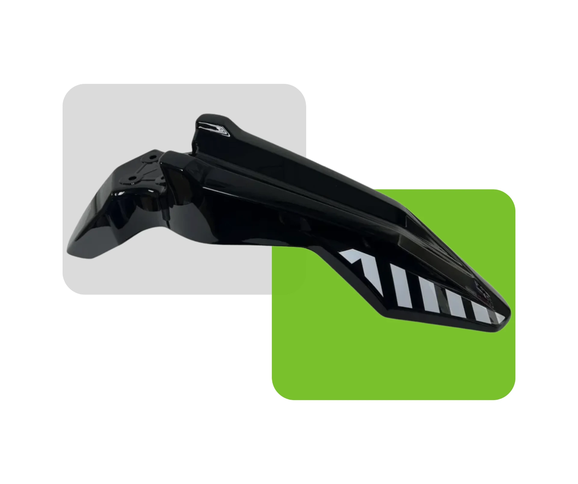 [HV97349-5] GUARDAFANGO DELANTERO B-K150K NEGRO