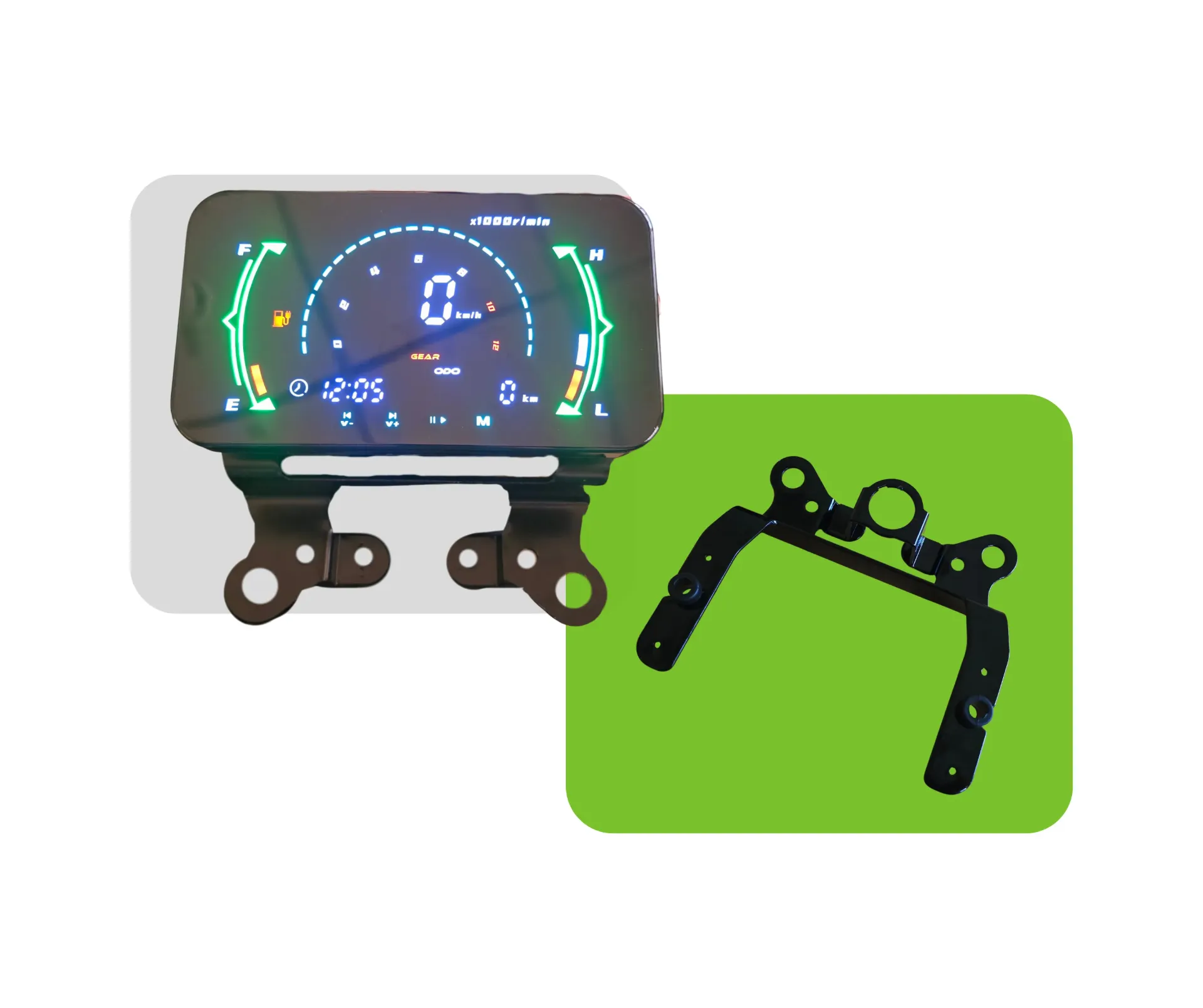 [HV07041-1] TACOMETRO CON BLUETOOTH, SONIDO Y BASE E-HO150/E-EX150/M-AG150/JAGUAR
