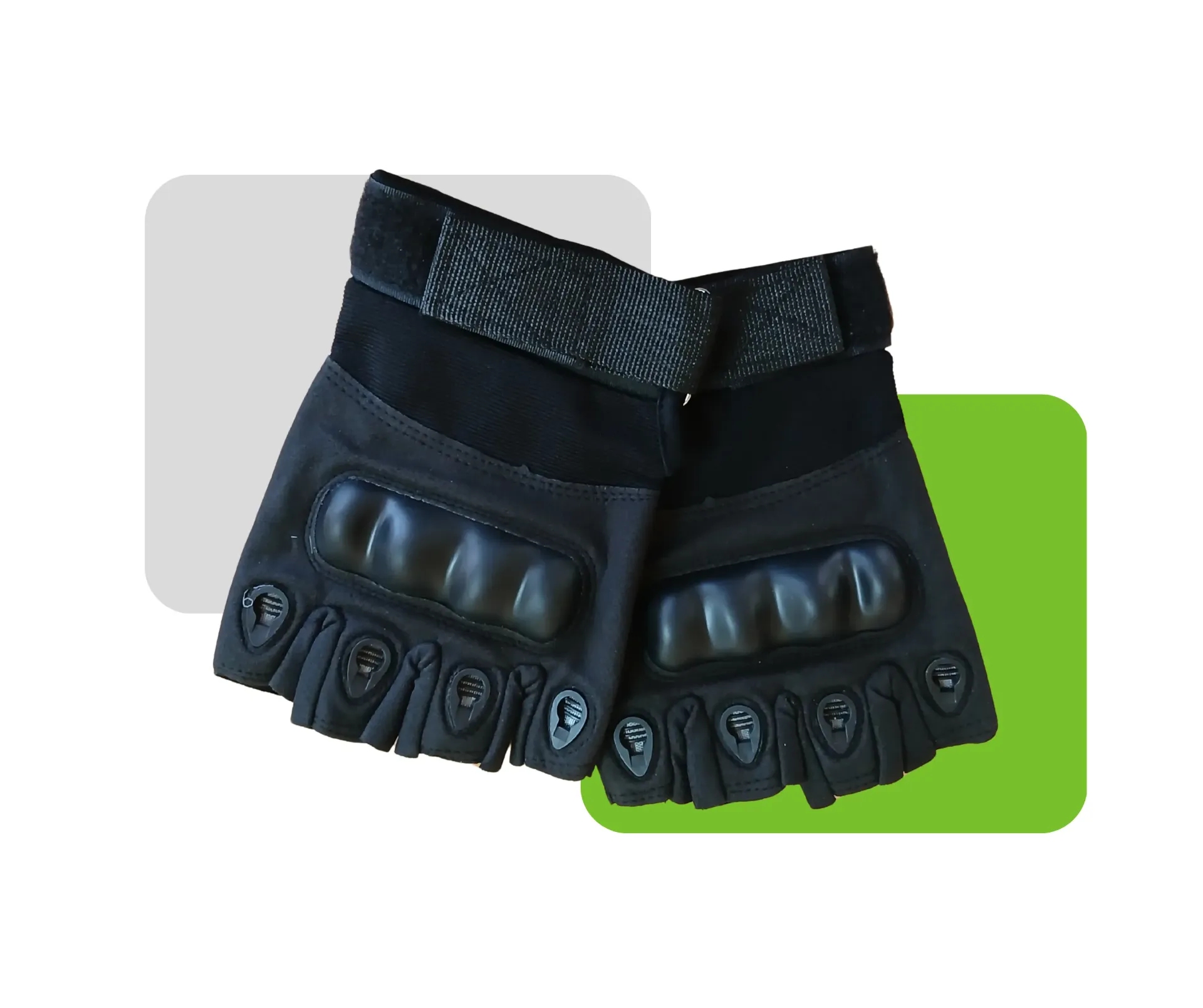 GUANTES CORTOS COLOR NEGRO