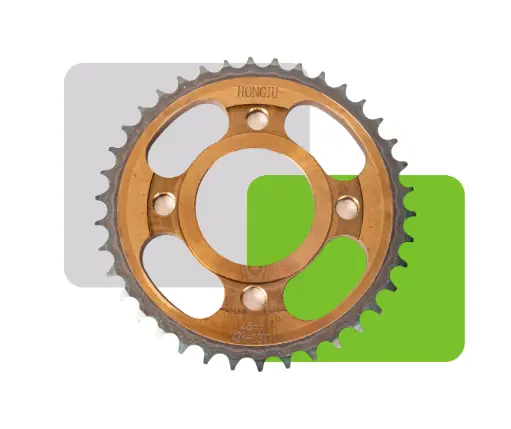 [HV49079] CORONA RIN RAYO DORADA CARBONIZADA 38T