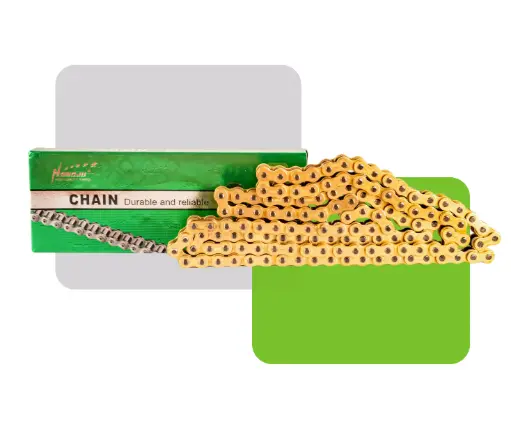 [HV50014] CADENA REFORZADA DORADA 428H-128L