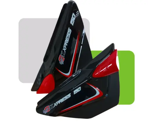 [HV25028] TAPAS LATERALES E-EX150 NEGRO